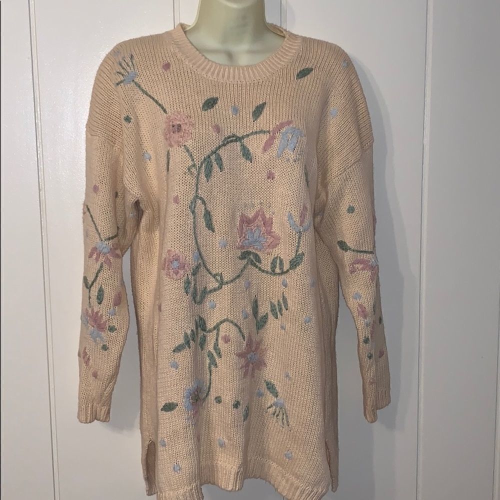 Vtg 80s/90s Westbound Petites long sweater